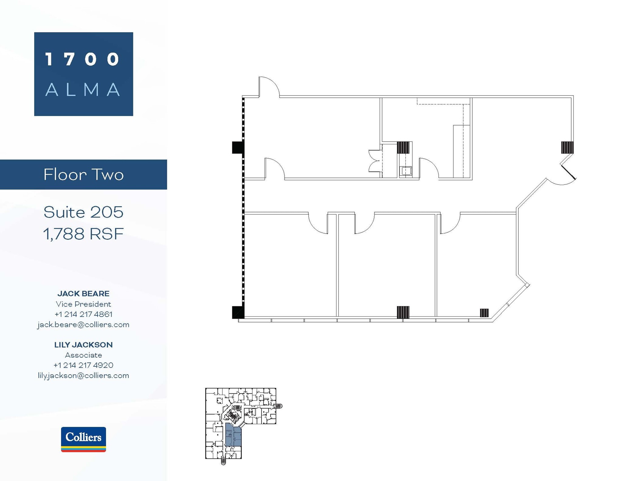 1700 Alma Dr, Plano, TX à louer Plan d’étage– Image 1 sur 1