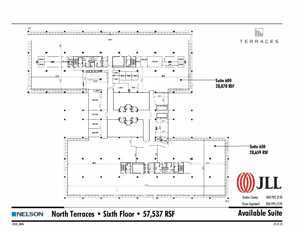 400 Perimeter Center Ter, Atlanta, GA à louer Plan d’étage– Image 1 sur 1