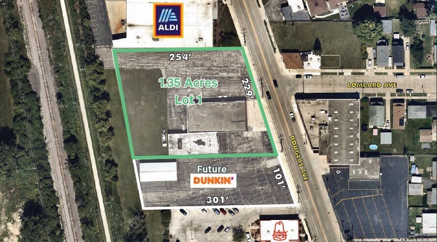 3108 Douglas Ave, Racine, WI à vendre - Aérien – Image 1 sur 3