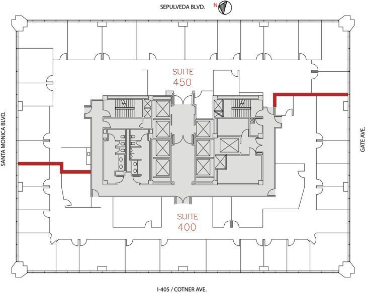 11100 Santa Monica Blvd, Los Angeles, CA à louer Plan d’étage– Image 1 sur 1
