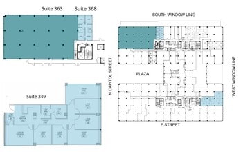 400-444 N Capitol St NW, Washington, DC à louer Plan d’étage– Image 2 sur 2