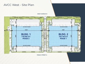 W Avenue M, Lancaster, CA à louer Plan de site– Image 2 sur 2