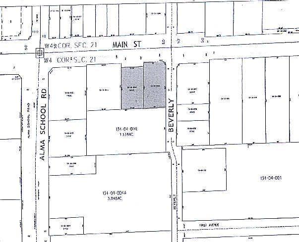 1115 W Main St, Mesa, AZ à louer - Plan cadastral – Image 3 sur 8