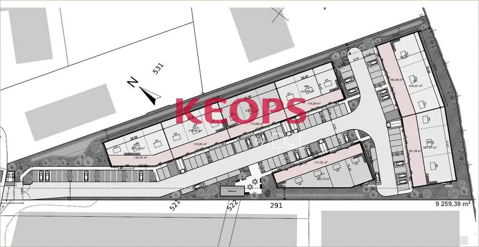Local d’activités dans Launaguet à louer - Plan d’étage – Image 3 sur 8