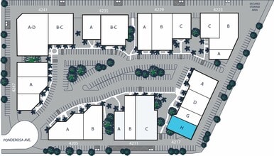 4211 Ponderosa Ave, San Diego, CA à louer Plan de site– Image 2 sur 2