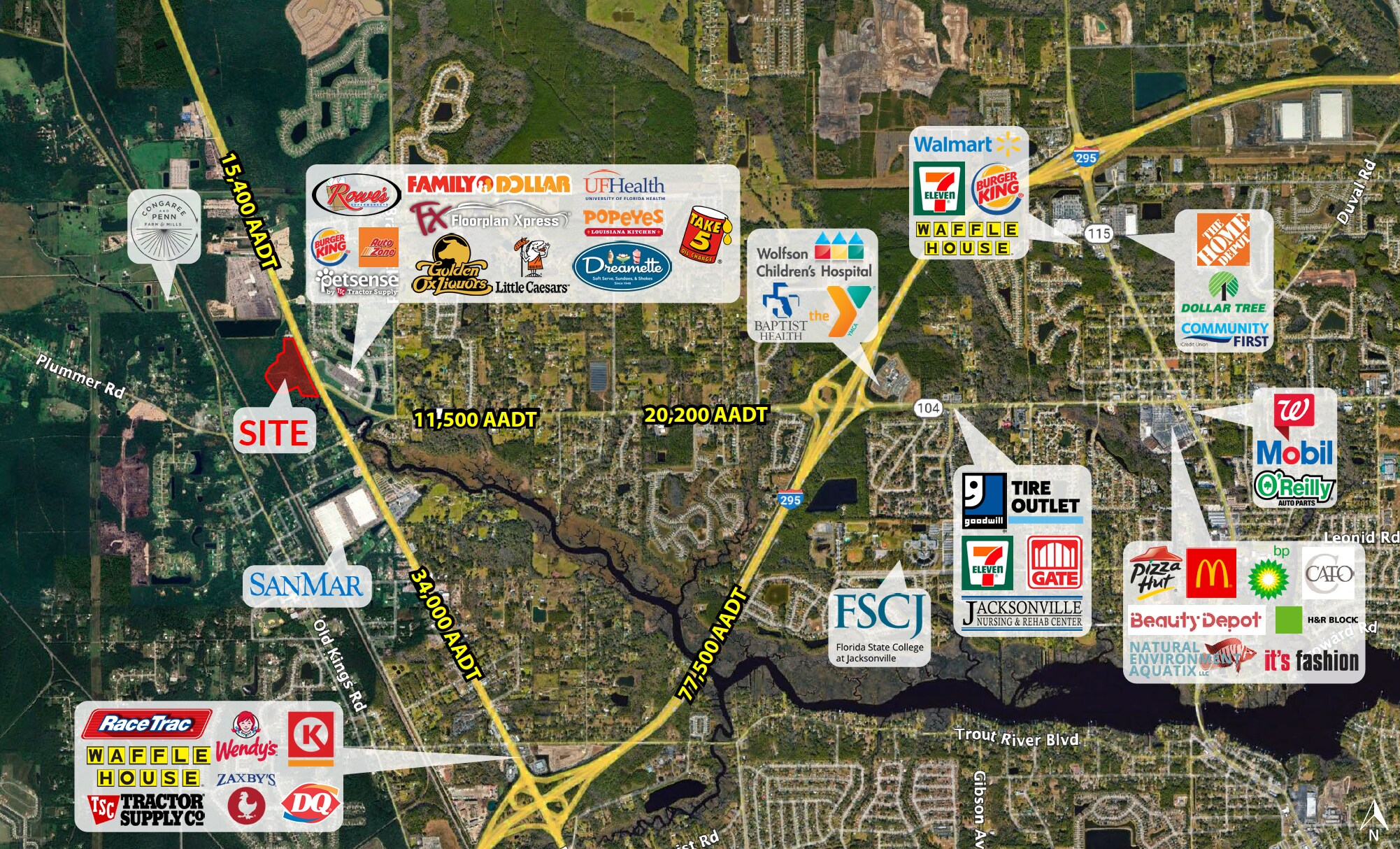 11148 New Kings Rd, Jacksonville, FL à louer Photo de l’immeuble– Image 1 sur 4