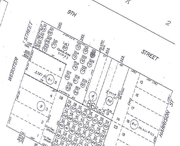 343-345 9th St, Oakland, CA à vendre - Plan cadastral – Image 3 sur 9