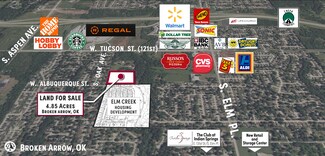 Plus de détails pour S 121st Street West of Elm, Broken Arrow, OK - Terrain à vendre