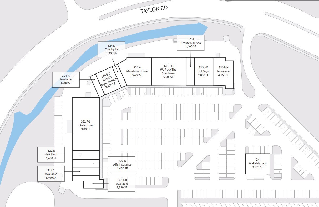 322 Sutton Rd SE, Owens Cross Roads, AL à louer Plan de site– Image 1 sur 1