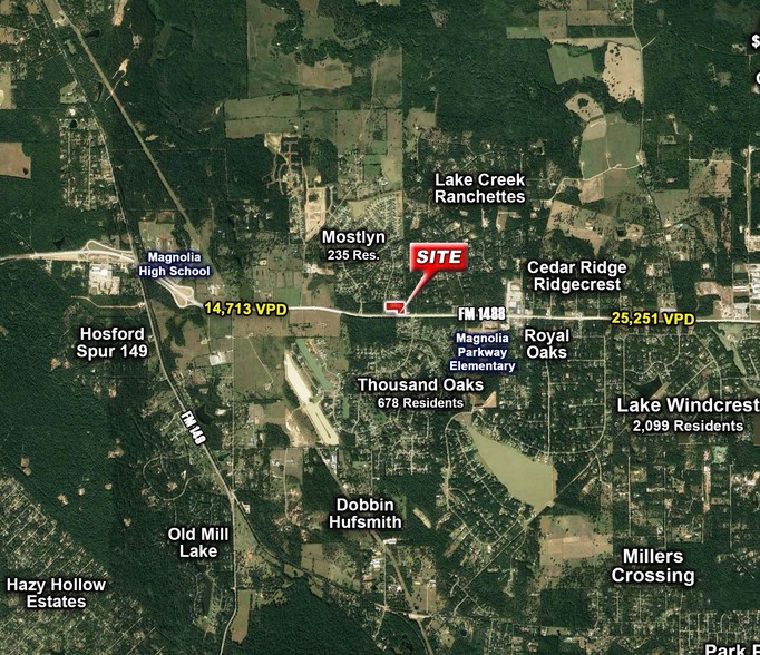 FM 1488 & Manor Dr, Magnolia, TX à vendre - Photo principale – Image 1 sur 2