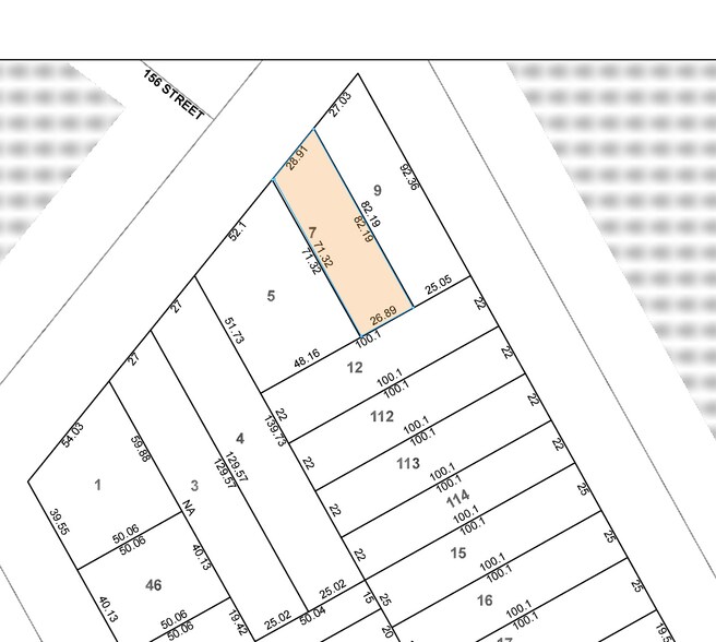 15518 Tuskegee Airmen Way, Jamaica, NY à vendre - Plan cadastral – Image 2 sur 2