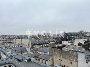 Paris - Vue aérienne vue de carte