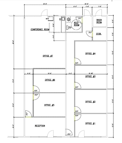 3468 E Sahara Ave, Las Vegas, NV à louer Plan d’étage– Image 1 sur 1