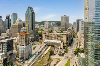 800 Rue De La Gauchetière O, Montréal, QC - VUE AÉRIENNE  vue de carte