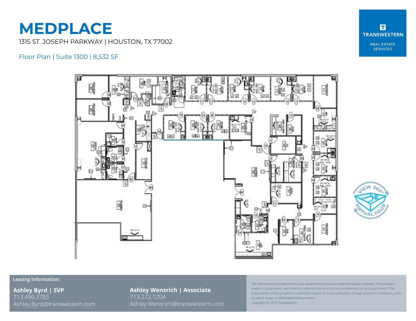 1315 St Joseph Pky, Houston, TX à louer Plan d’étage– Image 1 sur 1