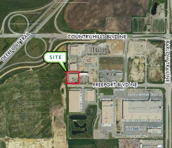 90 Freeport Blvd NE, Calgary, AB à louer - Aérien – Image 2 sur 6