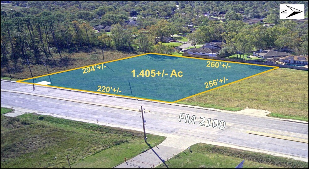 0 Farm to Market 2100, Crosby, TX à vendre - Photo de l’immeuble – Image 2 sur 4