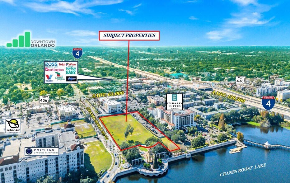 300 Cranes Roost blvd, Altamonte Springs, FL à vendre - Aérien – Image 3 sur 9