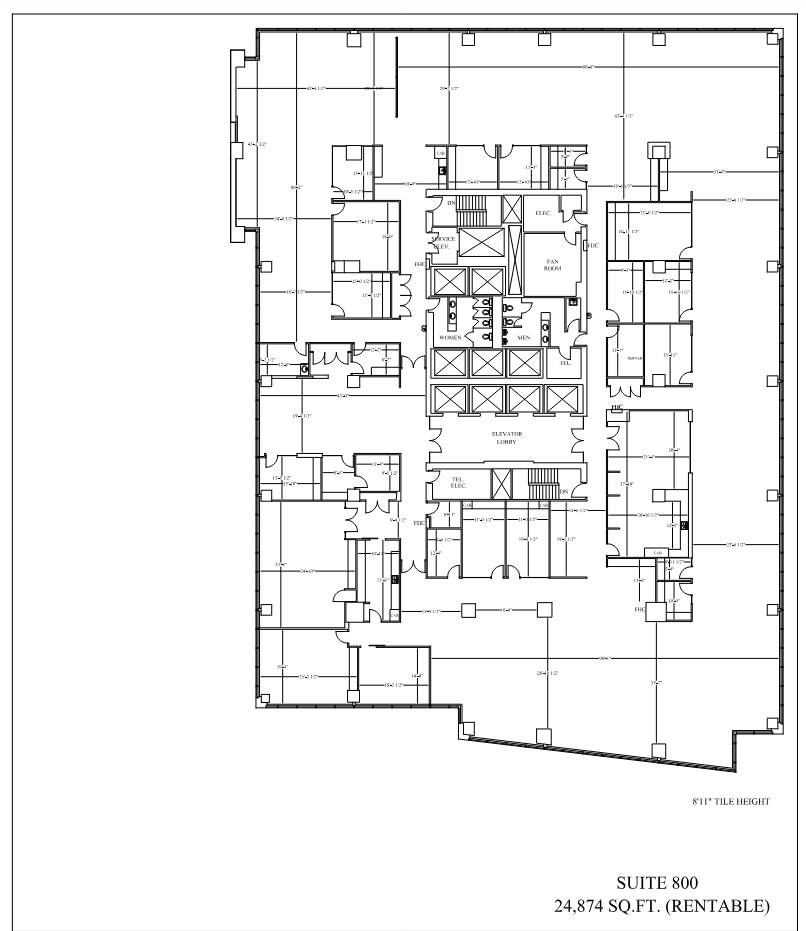 5140 Yonge St, Toronto, ON à louer Plan d’étage– Image 1 sur 1