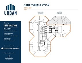 222 W Las Colinas Blvd, Irving, TX à louer Plan d’étage– Image 1 sur 1