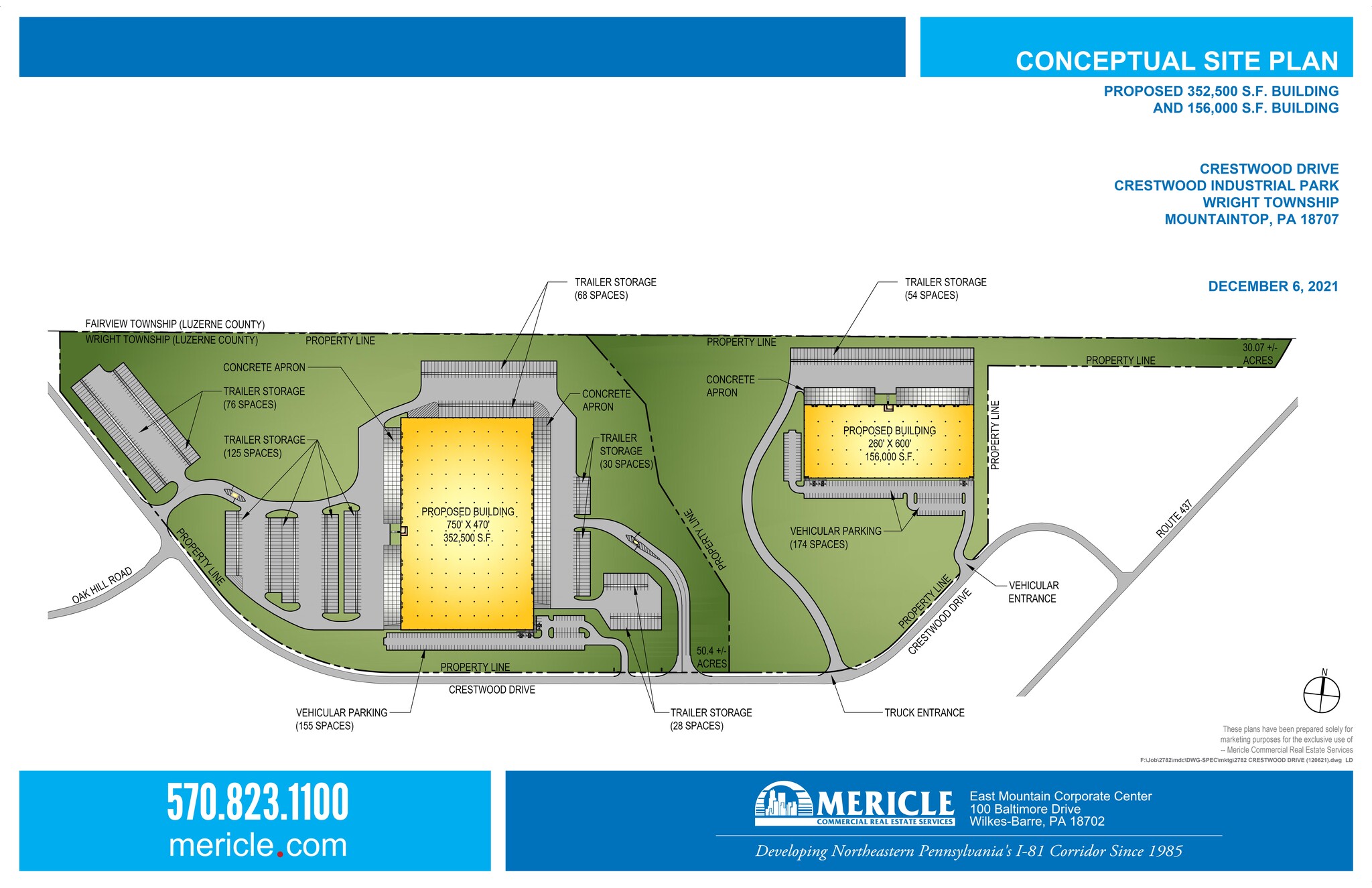 1201 Crestwood Dr, Mountain Top, PA à louer Plan de site– Image 1 sur 5