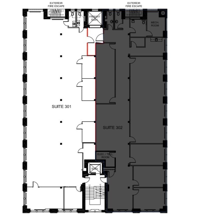 30-34 Duncan St, Toronto, ON à louer Plan d’étage– Image 1 sur 1
