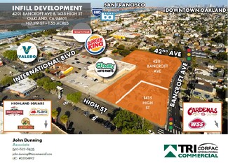Plus de détails pour 1435 High St, Oakland, CA - Terrain à vendre