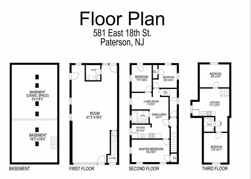 581 E 18th St, Paterson, NJ à vendre - Photo de l’immeuble – Image 2 sur 14