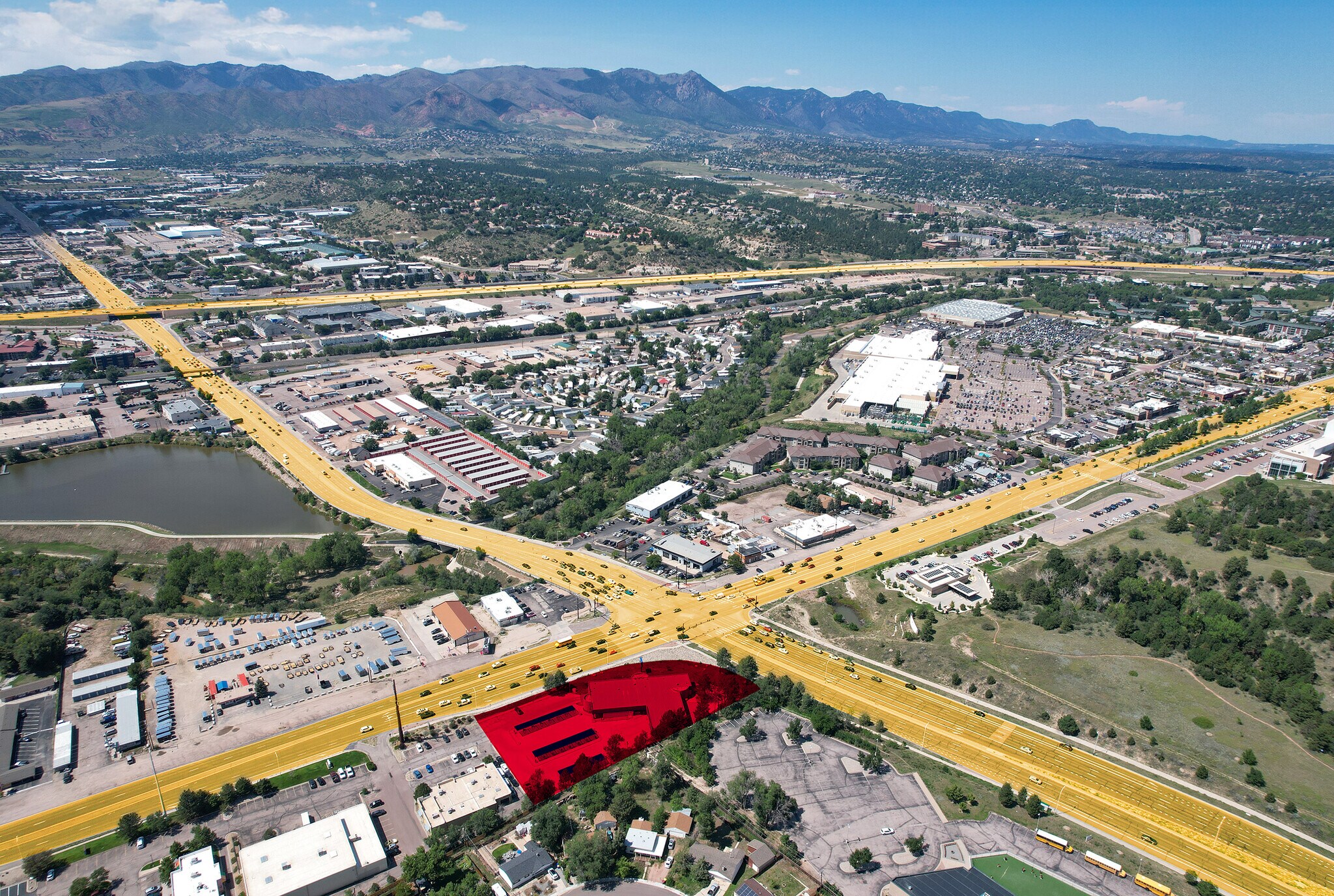 4415 N Nevada Ave, Colorado Springs, CO à vendre Aérien– Image 1 sur 5