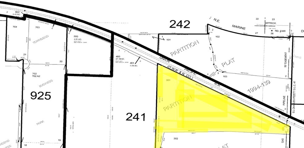 23901 NE Sandy Blvd, Wood Village, OR à louer - Plan cadastral – Image 2 sur 5