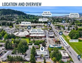 1252 Nevada St, Bellingham, WA - Vue aérienne  vue de carte