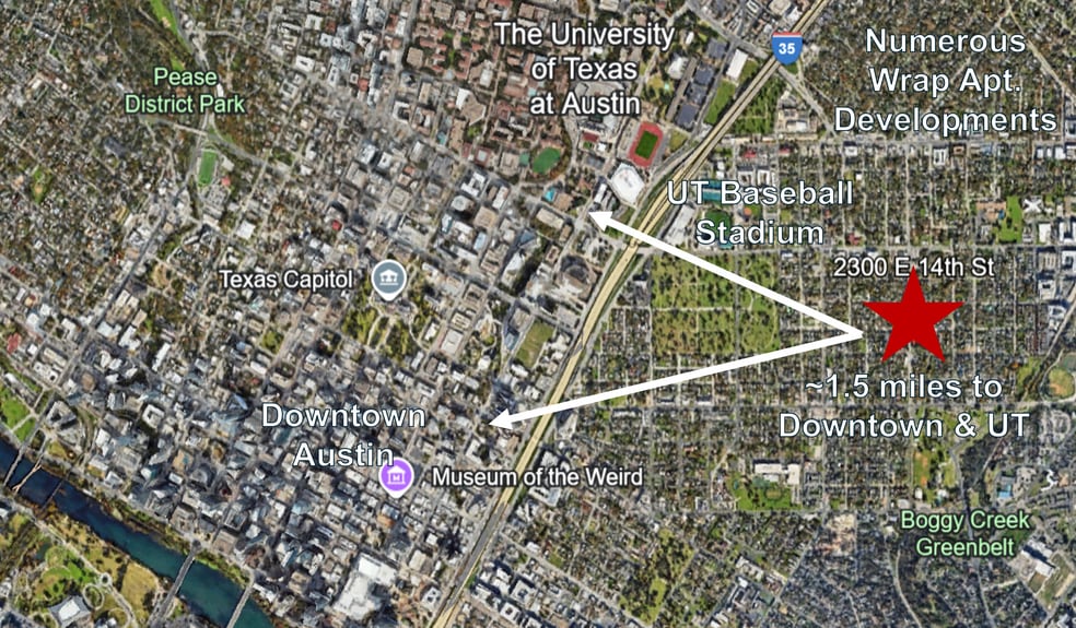 2300 14th St, Austin, TX à vendre - Aérien – Image 1 sur 1