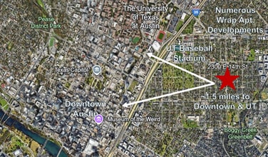 2300 14th St, Austin, TX - VUE AÉRIENNE  vue de carte