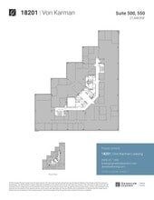 18201 Von Karman Ave, Irvine, CA à louer Plan d’étage– Image 2 sur 2