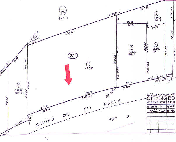 3550 Camino Del Rio N, San Diego, CA à louer - Plan cadastral – Image 2 sur 4