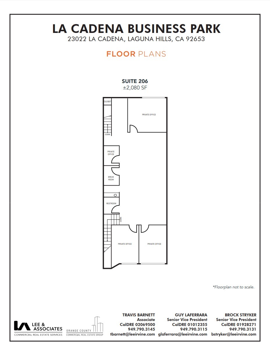 23022 La Cadena Dr, Laguna Hills, CA à louer Plan d’étage– Image 1 sur 1