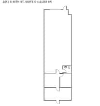 2105 S 48th St, Tempe, AZ à louer Plan d’étage– Image 1 sur 1