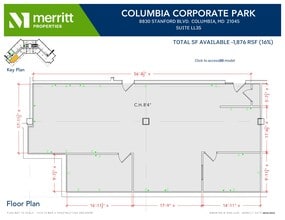 8830 Stanford Blvd, Columbia, MD à louer Plan d’étage– Image 1 sur 1