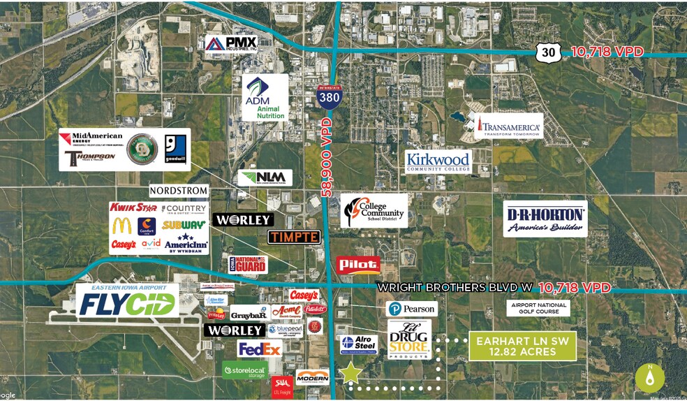Earhart Lane Southwest Ln, Cedar Rapids, IA à vendre - Photo de l’immeuble – Image 3 sur 3