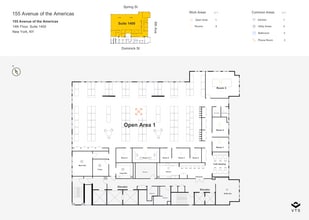 155 Avenue of the Americas, New York, NY à louer Plan d’étage– Image 1 sur 13