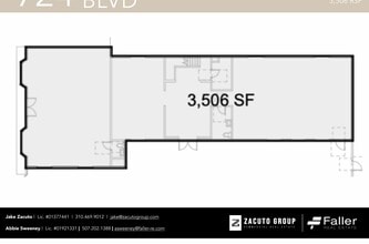 724 N La Cienega Blvd, Los Angeles, CA à louer Plan d’étage– Image 2 sur 2
