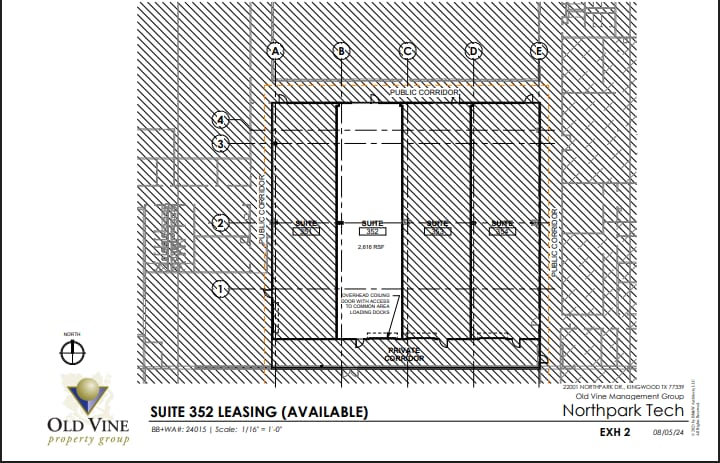 22001 Northpark Dr, Kingwood, TX à louer Plan d’étage– Image 1 sur 6