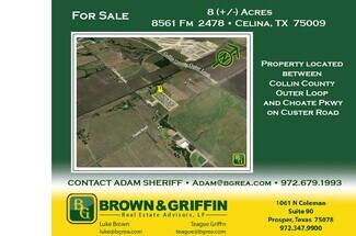 Plus de détails pour 8561 FM 2478, Celina, TX - Terrain à louer