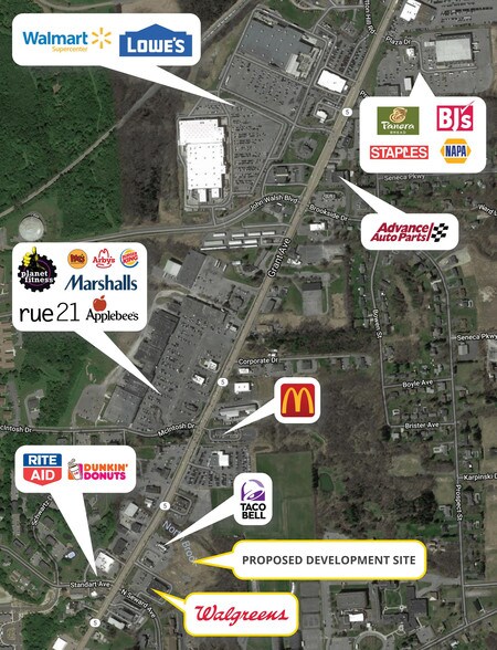 150 Grant Ave, Auburn, NY à louer - Aérien – Image 3 sur 3