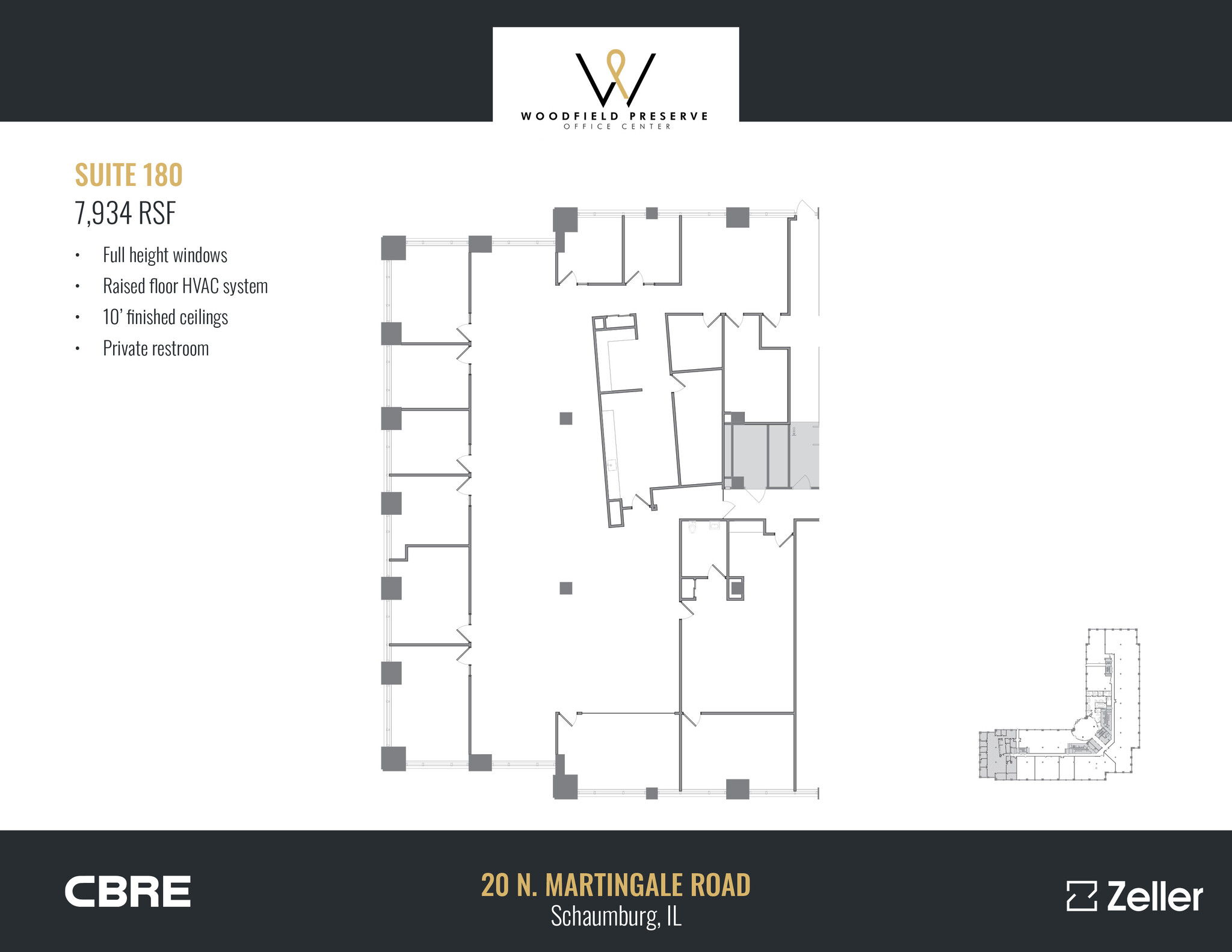 20 N Martingale Rd, Schaumburg, IL à louer Plan d’étage– Image 1 sur 1