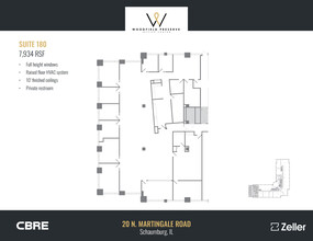 20 N Martingale Rd, Schaumburg, IL à louer Plan d’étage– Image 1 sur 1