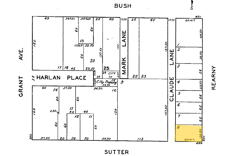 212-214 Sutter St, San Francisco, CA à louer - Plan cadastral – Image 2 sur 21