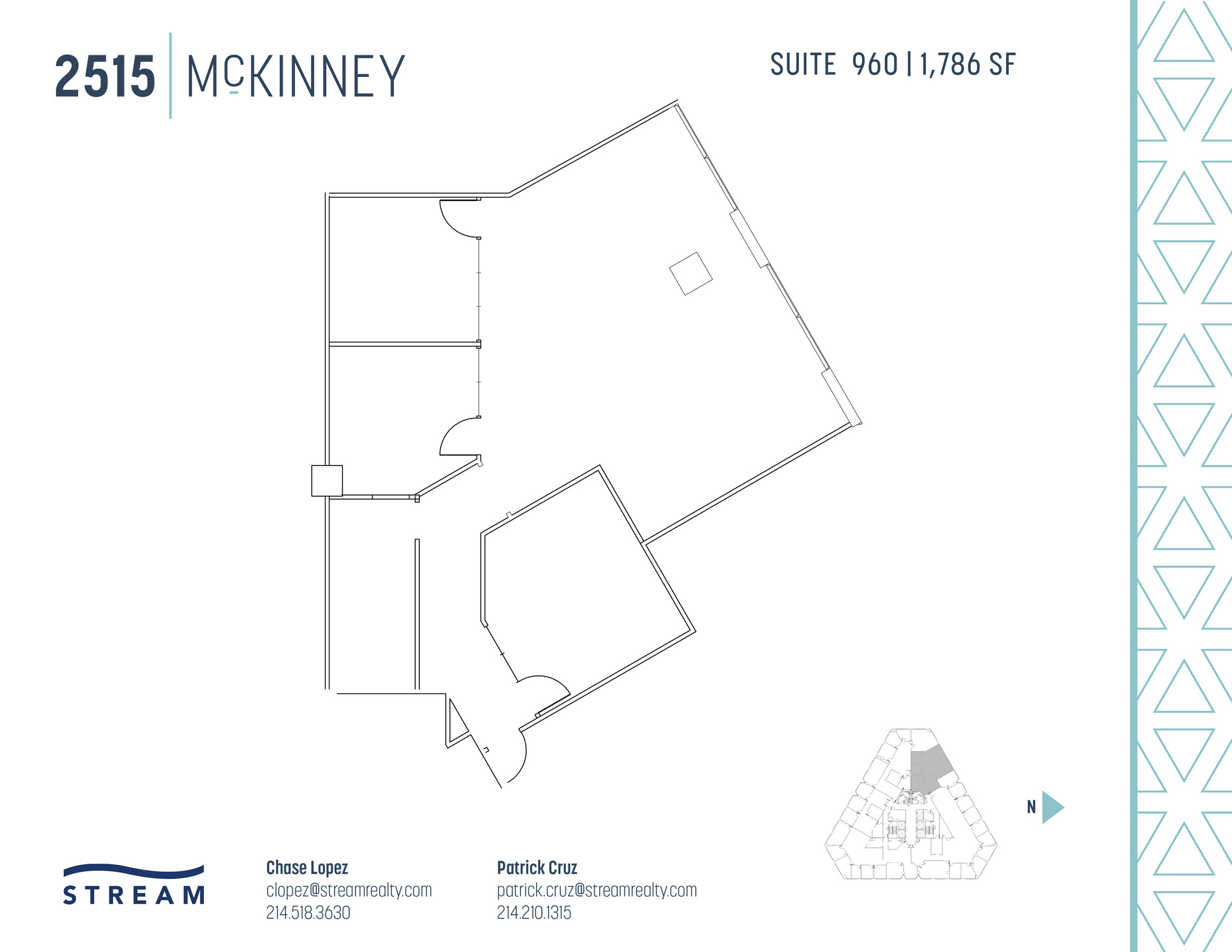 2515 McKinney Ave, Dallas, TX à louer Plan d’étage– Image 1 sur 1