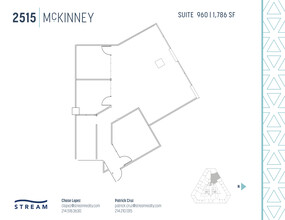 2515 McKinney Ave, Dallas, TX à louer Plan d’étage– Image 1 sur 1