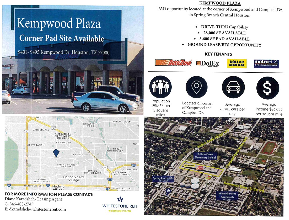 9401-9499 Kempwood Dr, Houston, TX à louer Photo principale– Image 1 sur 4